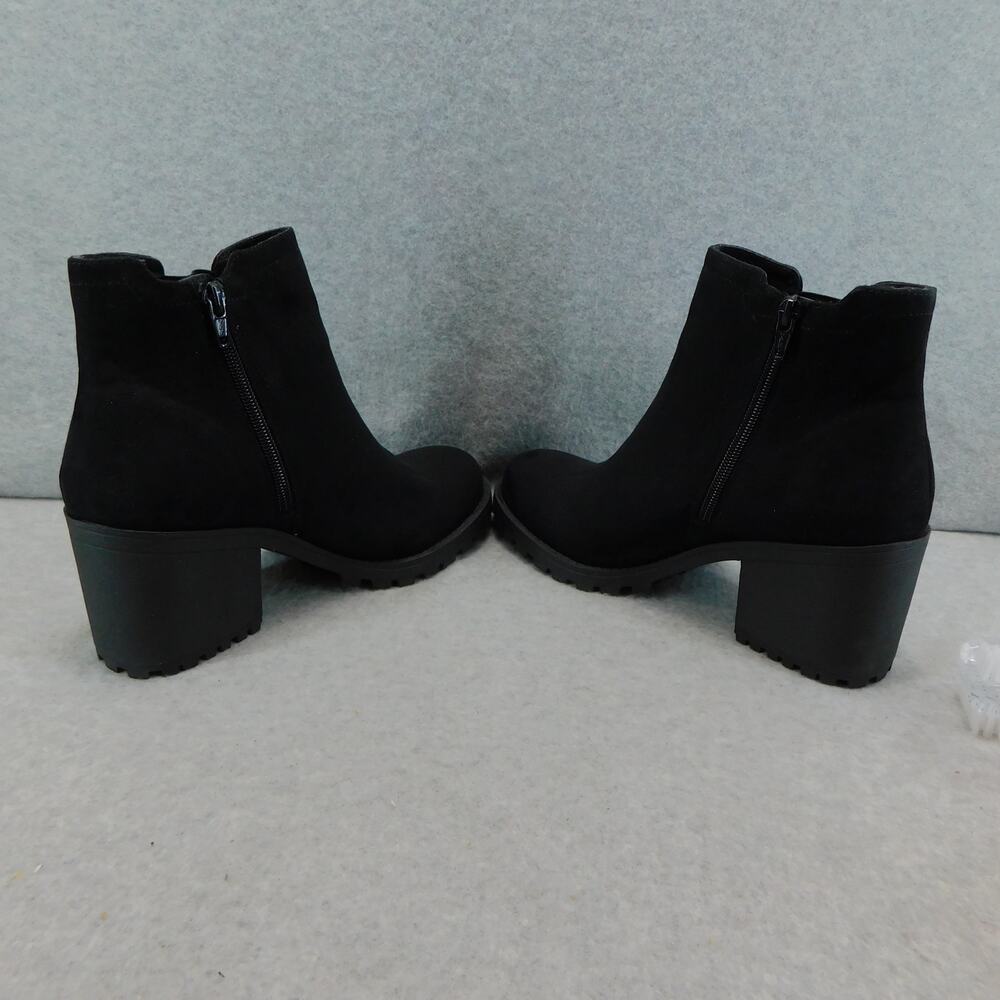 Sun + Stone Womens Black Morghan Ankle Boots Shoes Size 9M - Picture 7 of 11